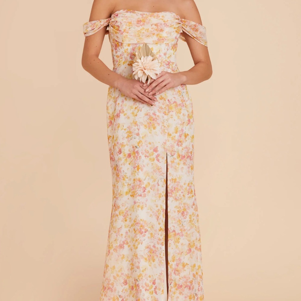 Birdy Grey Mira Dress. Color is pressed floral in Chiffon